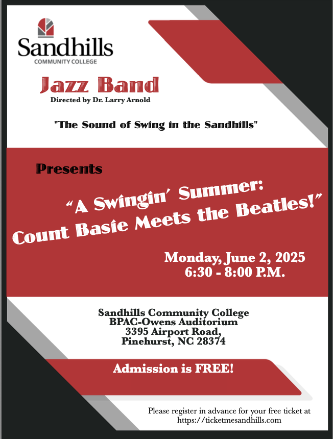 Sandhills Community College Jazz Band Concert